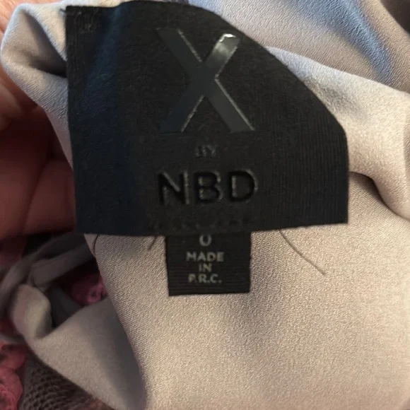 NBD Floral Lace Maxi Dress in Pink and Black - Picture 5 of 5